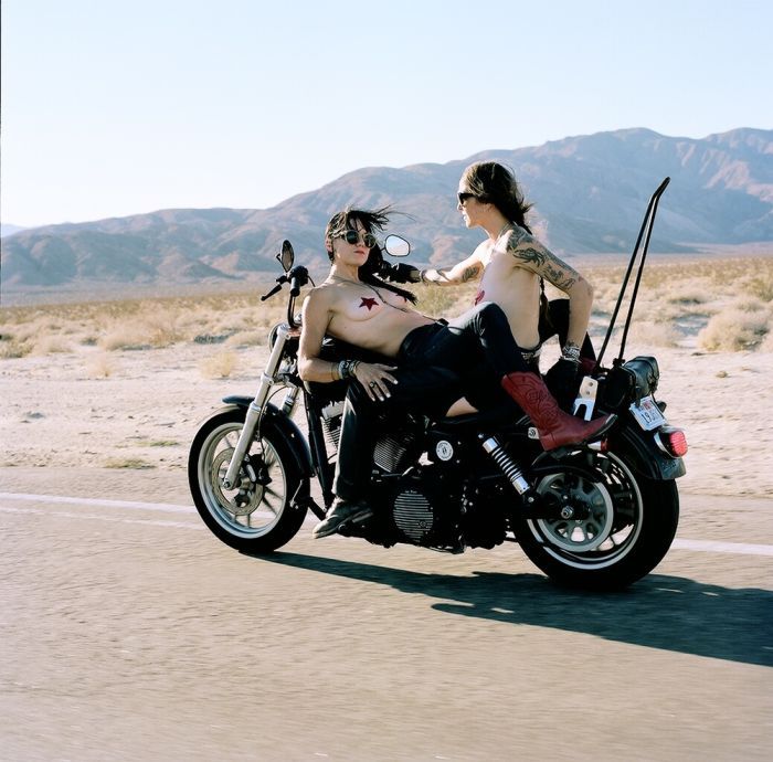 Girls on a motorcycle in Siliguri