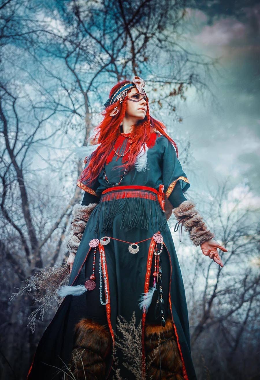 Girls in Slavic costumes underwear in Siliguri