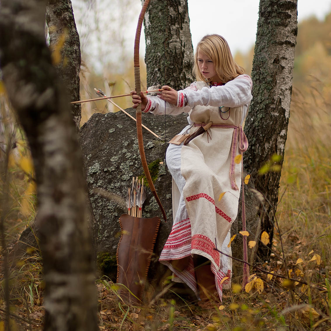 Sexy photo Girls in Slavic costumes in Siliguri